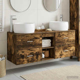 Bathroom Furniture Set 3 pcs Smoked Oak 49.5 x 44.5 x 66 cm 3405927