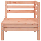 Garden Sofa Douglas natural wood Solid Douglas Wood 3-Seater 838031