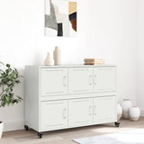 Sideboard White 100.5x39x72 cm Steel 846745