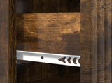 Drawer Cabinet Smoked Oak 66 x 34.5 x 89.5 cm Engineered Wood 894840