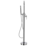 Freestanding Bathtub Faucet Stainless Steel 118.5 cm 145091
