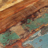 Table Top Multicolour Solid Reclaimed Wood 60x70 cm Durable 286053