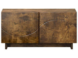 TV Stand 60 x 34.5 x 40 cm Smoked Oak Engineered Wood 8011563