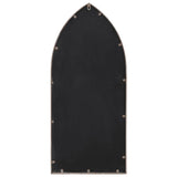 Garden Mirror Sand 70x30 cm Iron for Outdoor Use 318355