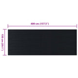 Floor Mat Black 1.5 x 4 m Rubber 42046731