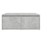 Coffee Table Concrete Grey 80x80x31 cm Engineered Wood 806880