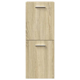 3 Piece Bathroom Furniture Set Sonoma Oak Engineered Wood 3324990