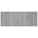 816977 Bed Headboard Grey Sonoma 200x1,5x80 cm Engineered Wood