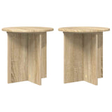 Plant Stand 2 pcs Sonoma Oak 40 x 40 x 40 cm Engineered Wood 899728
