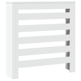 ZNTS Radiator Cover White 78x20x82 cm Engineered Wood 852681