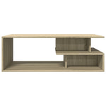 ZNTS Coffee Table Sonoma Oak 102x55x35 cm Engineered Wood 848012