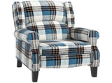 Wingback Reclining Chair Push Back Recliner Armchair for Living Room Bedroom with Footrest Armrests T3398P328127
