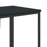 Clothes Rack with Shelves Black Engineered Wood 847859