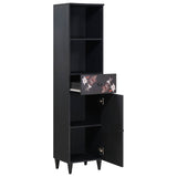 Bathroom Cabinet with Drawer Multicolour 38 x 33.5 x 160 cm 4018722