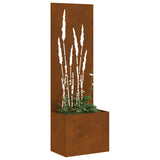 Garden Privacy Screen Rusty 50 x 150 cm Weathering steel 876468