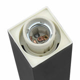 Bollard Lights with Outlet 3 pcs 50 cm Black IP44 4006084