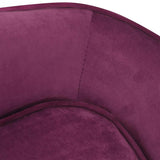 Dog Sofa Burgundy Plush, Solid Pinewood, Foam Medium Dog Sofa 171089