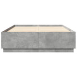 Bed Frame without Mattress Concrete Grey 120x200 cm 3209712