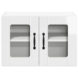 Wall Glass Cabinet LUCCA High Gloss White 60 x 31 x 40 cm 884973