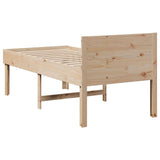 Bed Frame without Mattress 80x200 cm Solid Wood Pine 855747