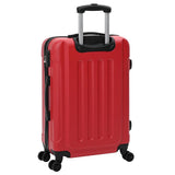 Suitcase with Lock 3 pcs Red 50 x 31 x 78 cm ABS Plastic 42006249