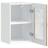 Kitchen Wall Cabinet with Glass Door Porto Artisan Oak 854016