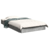 Bed Frame without Mattress Concrete Grey 100x200 cm 842059