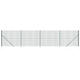 Wire Mesh Fence with Spike Anchors Green 1.4x10 m 154115