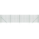 Wire Mesh Fence with Spike Anchors Green 1.4x10 m 154115
