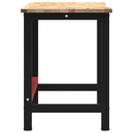 Workbench 140x60x81.5 cm Solid Wood Oak 3309675
