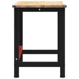 Workbench 140x60x81.5 cm Solid Wood Oak 3309675