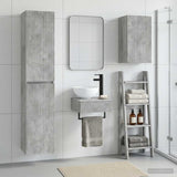 Bathroom Furniture Set 3 pcs Concrete Grey 33 x 34.5 x 160 cm 3406046