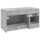 Bathroom Furniture Set 2 pcs Concrete Grey Engineered Wood 3404019