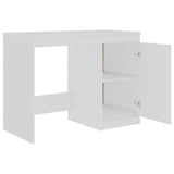Desk White 100x50x76 cm Engineered Wood 801796