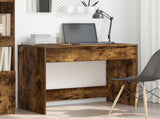 Desk with Drawer Smoked Oak 100 x 50 x 78 cm Engineered Wood 888942