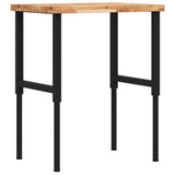 Workbench 80x60x cm Solid Wood Acacia Rectangular 3309692