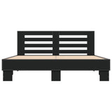 Bed Frame without Mattress Black 150x200 cm King Size 3280097