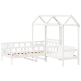 Day Bed Set with Roof without Mattress White 80x200 cm 3282247