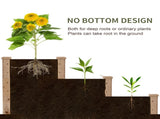 470L Raised Garden Bed, 3-Tier Planter Kit, Elevated Wooden Planters for Garden, Yard & Patio, x T3398P314695