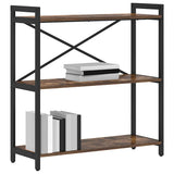 Bookshelf Smoked Oak 80 x 30 x 85 cm Engineered Wood 868427