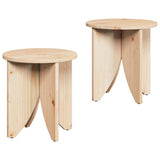 Coffee Table 2 pcs Natural 873544