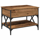 Coffee Table Old Wood 70 x 50 x 50 cm Engineered Wood 883038