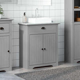 Bathroom Sink Cabinet BODO Grey 70x35x80 cm 4016865