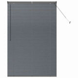 Window Blind with Curtains Manual Dark grey Aluminium 42006076