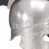 286229 Greek Warrior Helmet Antique Replica LARP Silver Steel