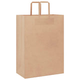 Paper Bags 250 pcs with Handles Brown 32x17x44 cm 4101818