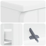 Bathroom Sink Cabinet ZWOLLE White 82 x 41x 58.5 cm 896355