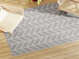 Outdoor Carpet ARAKIL Grey 140x200 cm PP 368546