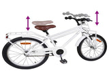 Kids Bike 20 Inches for 6-11 Years Old White 42009299