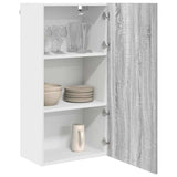Hanging Cabinet Grey Sonoma and White 50 x 31 x 100 cm 884351